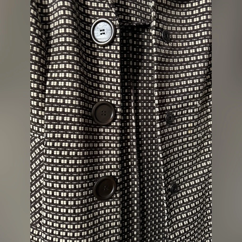 Dark Brown Women’s 16W Dana Brown 3/4 Sleeve Car Coat